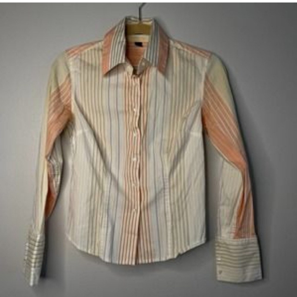 Express Stretch striped shirt Size 6